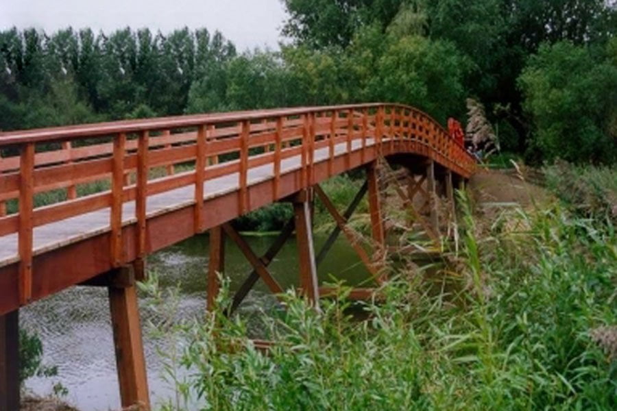 Beam Wooden Bridge The Best Picture Of Beam